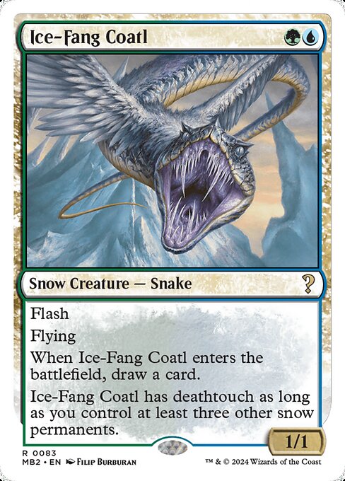 Ice-Fang Coatl (83) [Mystery Booster 2]
