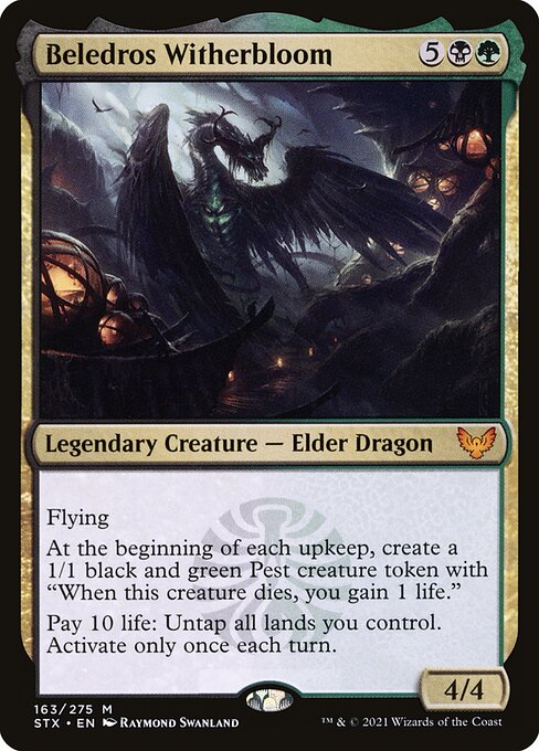 Beledros Witherbloom (163) [Strixhaven: School of Mages]