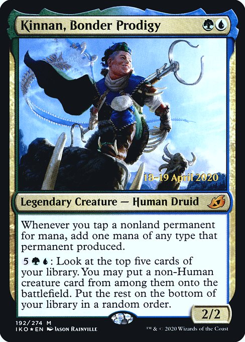 Kinnan, Bonder Prodigy (192s) [Ikoria: Lair of Behemoths Promos]