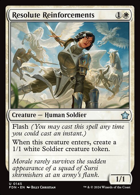 Resolute Reinforcements (145) [Foundations]
