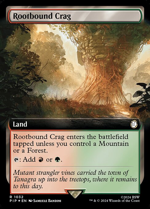 Rootbound Crag (1032) [Fallout] [Extended Art]