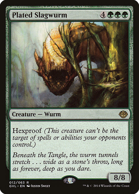 Plated Slagwurm (12) [Duel Decks Anthology: Garruk vs. Liliana]