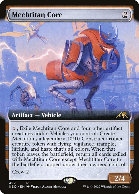Mechtitan Core (497) [Kamigawa: Neon Dynasty] [Extended Art]