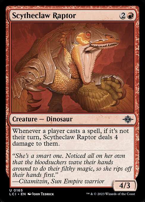 Scytheclaw Raptor (165) [The Lost Caverns of Ixalan]