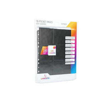 Gamegenic Black 18-Pocket Side-Loading Pages (10pg) image 0