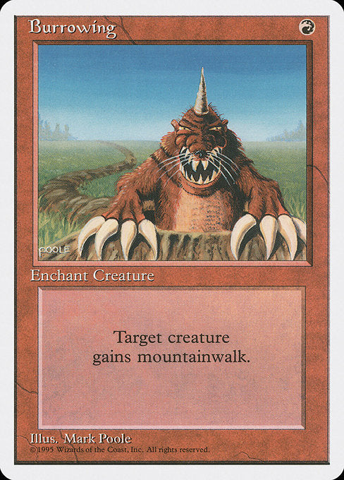 Burrowing (180) [Fourth Edition]