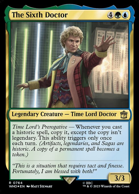 The Sixth Doctor (764) [Doctor Who]