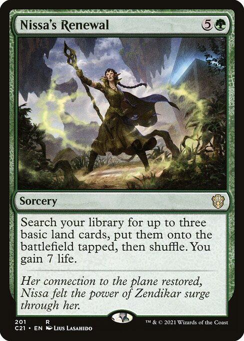 Nissa's Renewal (201) [Commander 2021]