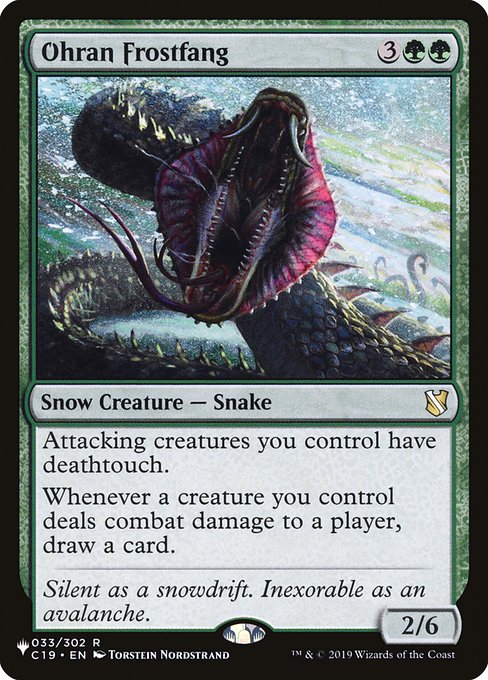 Ohran Frostfang (C19-33) [The List]