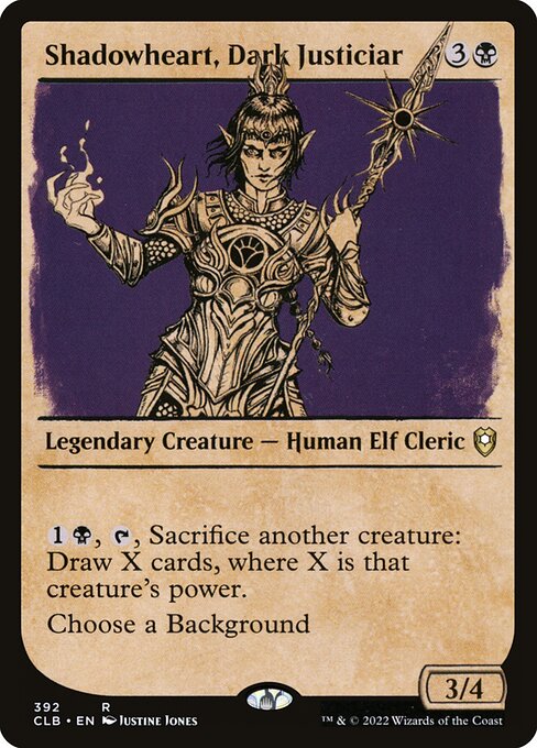Shadowheart, Dark Justiciar (392) [Commander Legends: Battle for Baldur's Gate] [Showcase]