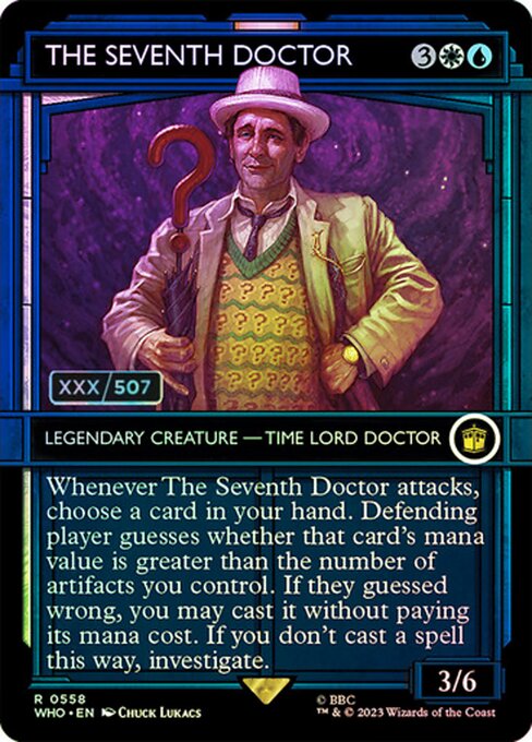 The Seventh Doctor (558z) [Doctor Who] [Showcase, Borderless]