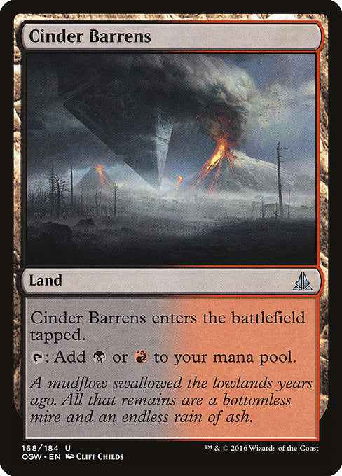 Cinder Barrens (168) [Oath of the Gatewatch]