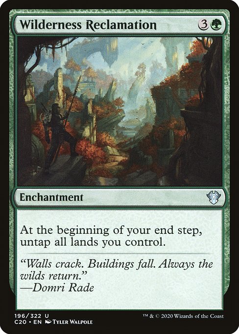 Wilderness Reclamation (196) [Commander 2020]