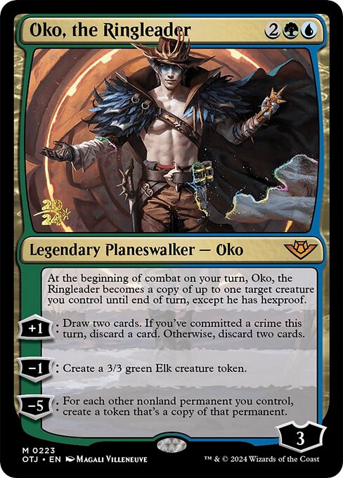 Oko, the Ringleader (223s) [Outlaws of Thunder Junction Promos]