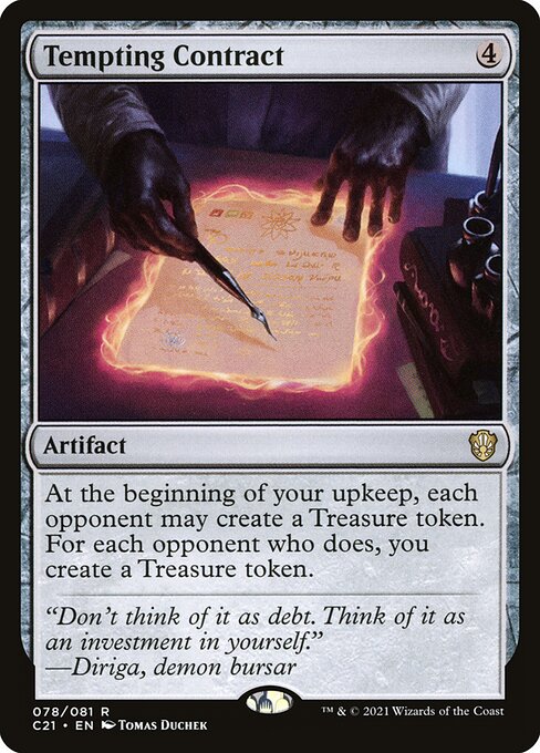 Tempting Contract (78) [Commander 2021]