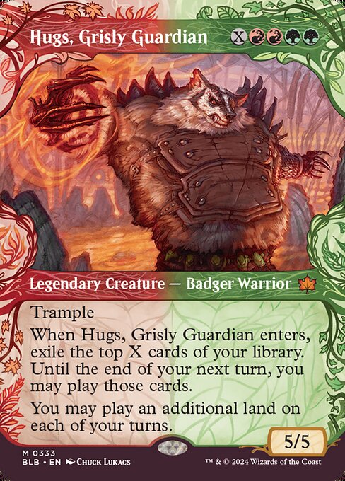 Hugs, Grisly Guardian (333) [Bloomburrow]
