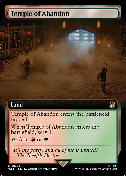 Temple of Abandon (523) [Doctor Who] [Extended Art]