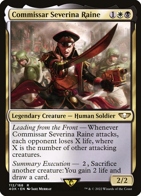 Commissar Severina Raine (112) [Warhammer 40,000 Commander]