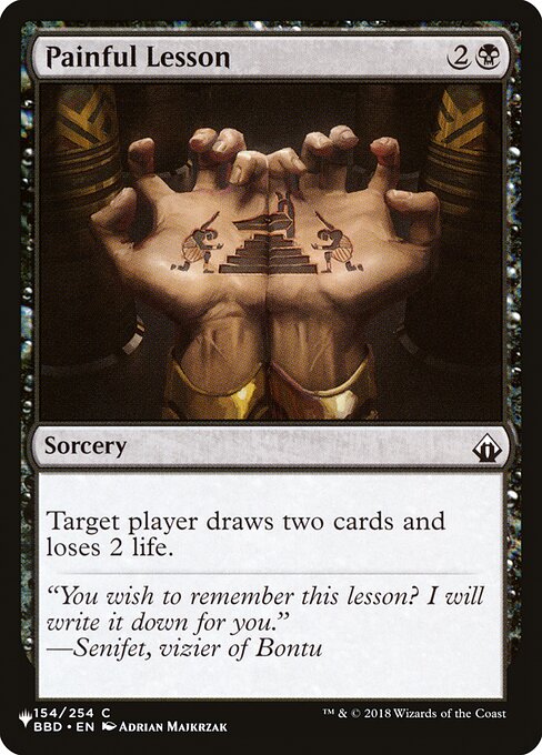 Painful Lesson (BBD-154) [The List]