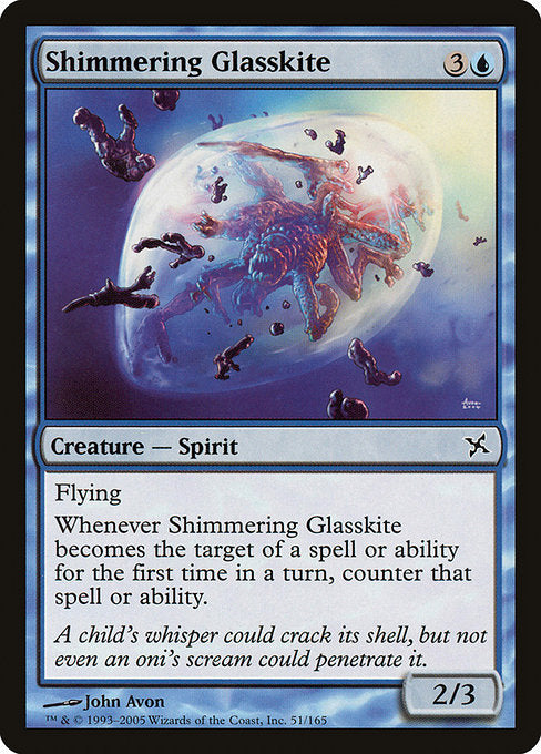 Shimmering Glasskite (51) [Betrayers of Kamigawa]