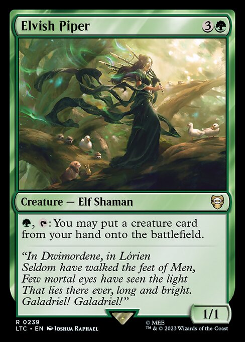 Elvish Piper (239) [Tales of Middle-earth Commander]