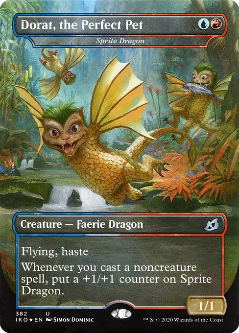Sprite Dragon (382) [Ikoria: Lair of Behemoths] [Borderless]