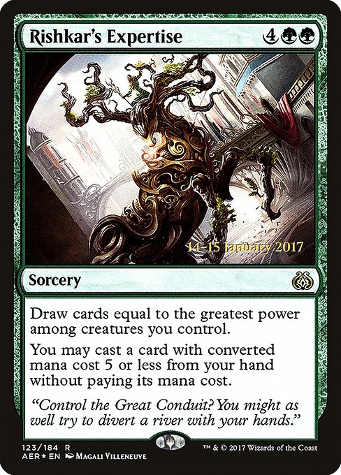 Rishkar's Expertise (123s) [Aether Revolt Promos]