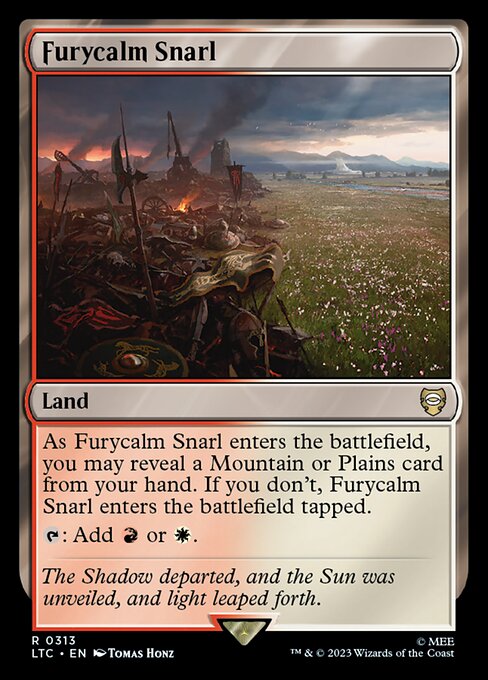 Furycalm Snarl (313) [Tales of Middle-earth Commander]