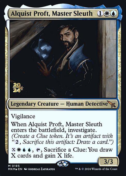 Alquist Proft, Master Sleuth (185s) [Murders at Karlov Manor Promos]