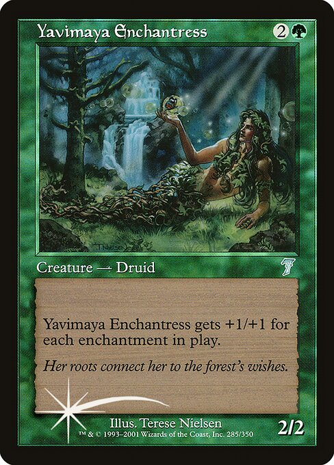 Yavimaya Enchantress (285★) [Seventh Edition]