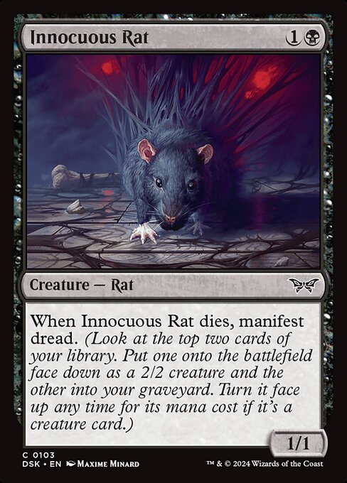 Innocuous Rat (103) [Duskmourn: House of Horror]