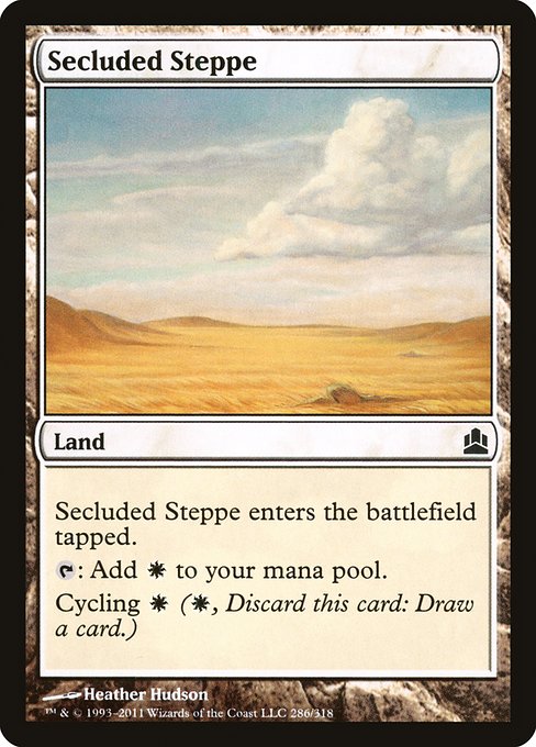 Secluded Steppe (286) [Commander 2011]