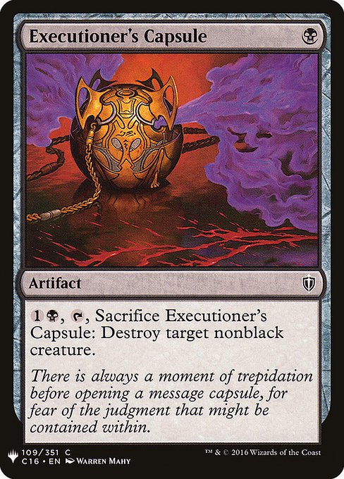Executioner's Capsule (C16-109) [The List]