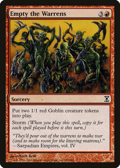 Empty the Warrens (152) [Time Spiral]