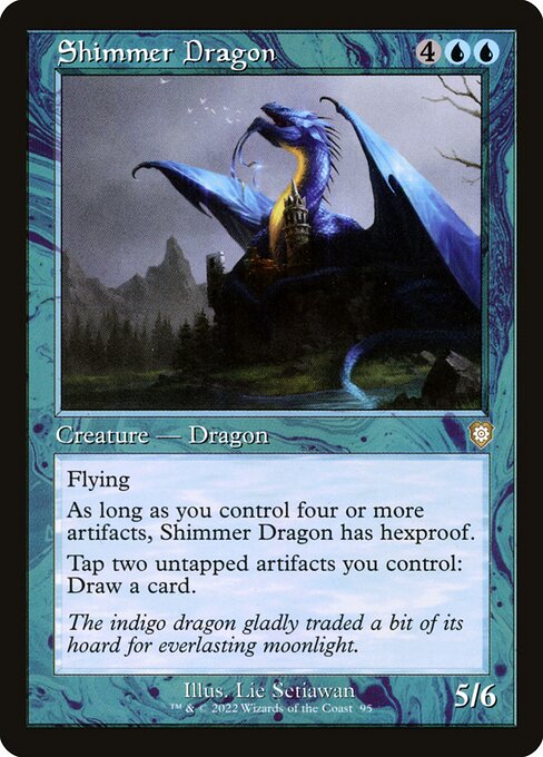 Shimmer Dragon (95) [The Brothers' War Commander]