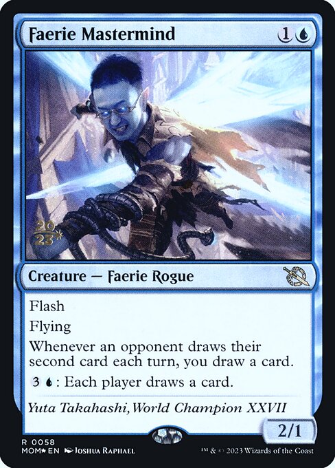 Faerie Mastermind (58s) [March of the Machine Promos]