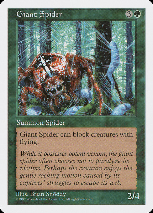 Giant Spider (300) [Fifth Edition]