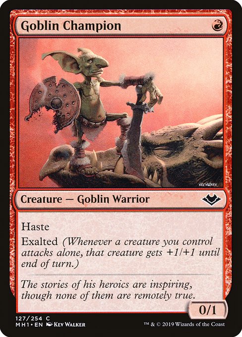 Goblin Champion (127) [Modern Horizons]