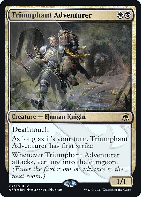 Triumphant Adventurer (237a) [Adventures in the Forgotten Realms Promos]