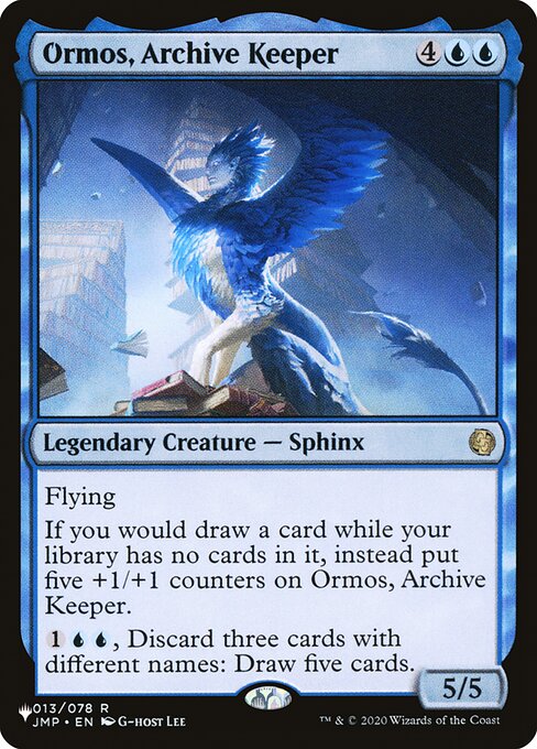 Ormos, Archive Keeper (JMP-13) [The List]