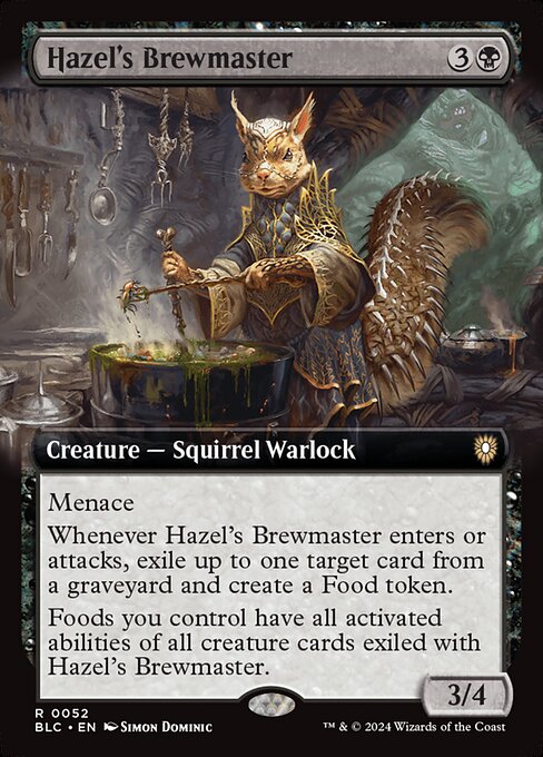 Hazel's Brewmaster (52) [Bloomburrow Commander]