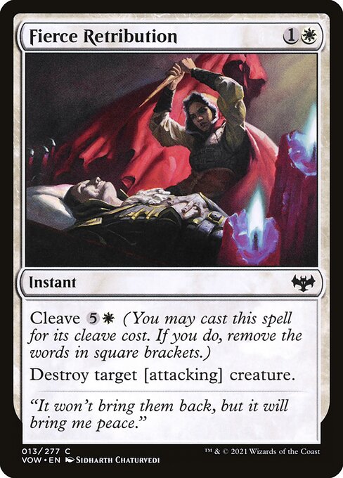 Fierce Retribution (13) [Innistrad: Crimson Vow]