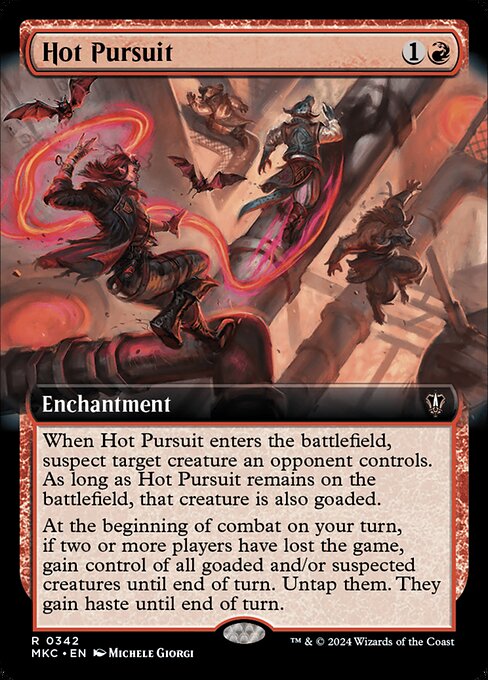 Hot Pursuit (342) [Murders at Karlov Manor Commander] [Extended Art]