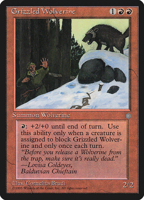 Grizzled Wolverine (192) [Ice Age]