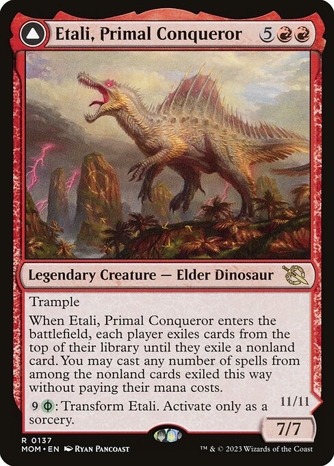 Etali, Primal Conqueror // Etali, Primal Sickness (137) [March of the Machine]