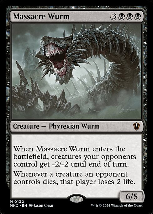 Massacre Wurm (130) [Murders at Karlov Manor Commander]