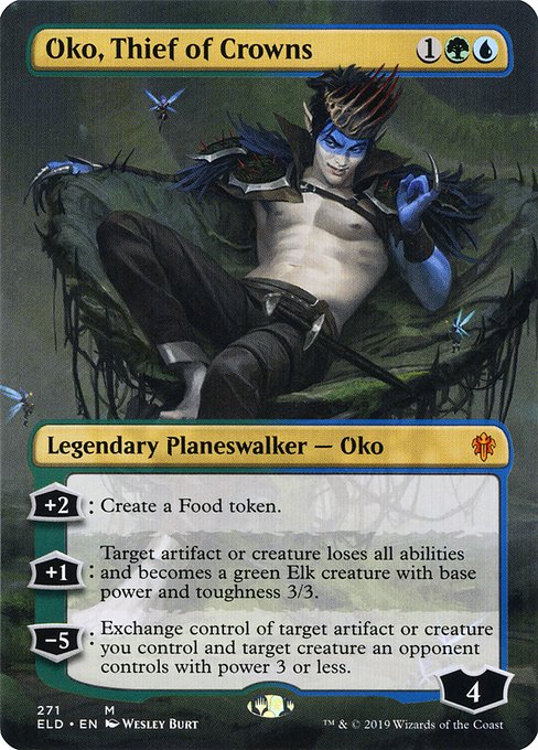 Oko, Thief of Crowns (271) [Throne of Eldraine] [Borderless]