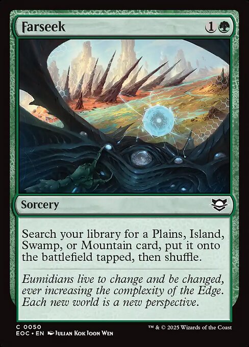 Farseek (50) [Edge of Eternities Commander]