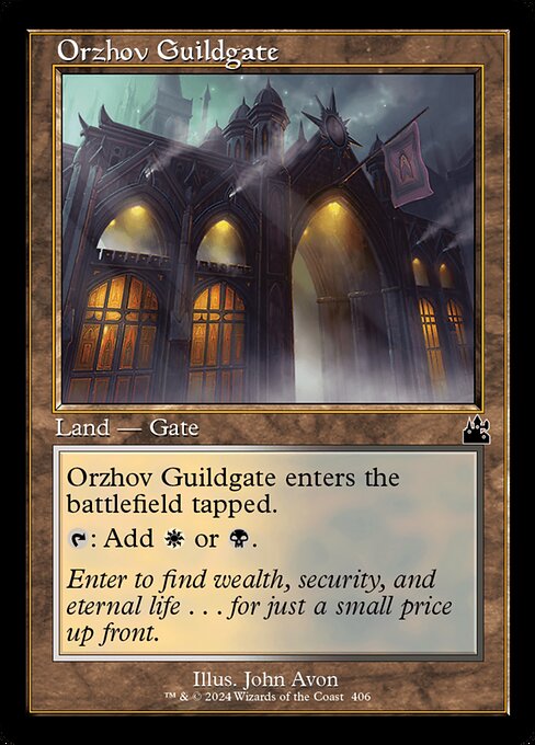 Orzhov Guildgate (406) [Ravnica Remastered]