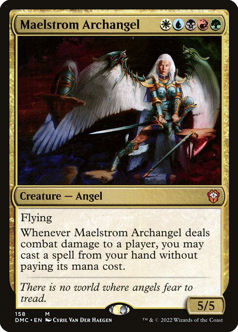 Maelstrom Archangel (158) [Dominaria United Commander]